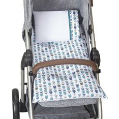 Colchonete Para Carrinho Estampado Dinossauro - 4 Peças Colchonete Para Carrinho Estampado Dinossauro - 4 Peças