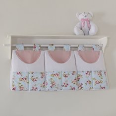 Porta Fraldas para Varão Classic Floral - 3 Peças Porta Fraldas para Varão Classic Floral - 3 Peças