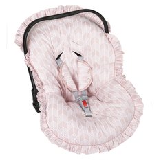 Capa Bebê Conforto Estampado e Protetor de Cinto Borboletas - 3 Peças Capa Bebê Conforto Estampado e Protetor de Cinto Borboletas - 3 Peças