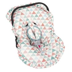 Capa Bebê Conforto Estampado e Protetor de Cinto Elephant - 3 Peças Capa Bebê Conforto Estampado e Protetor de Cinto Elephant - 3 Peças