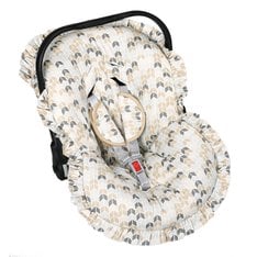 Capa Bebê Conforto Estampado e Protetor de Cinto Savannah - 3 Peças Capa Bebê Conforto Estampado e Protetor de Cinto Savannah - 3 Peças