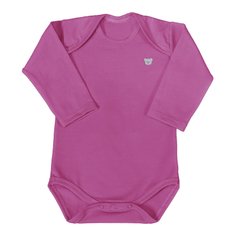 Body Basic Liso Manga Longa Pink - 1 Peça Body Basic Liso Manga Longa Pink - 1 Peça