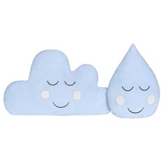 Enfeite Decorativo Nuvem e Gotinha Azul - 02 peças Enfeite Decorativo Nuvem e Gotinha Azul - 02 peças