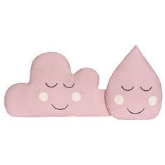 Enfeite Decorativo Nuvem e Gotinha Rosé - 02 peças Enfeite Decorativo Nuvem e Gotinha Rosé - 02 peças