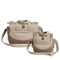 Jogo de Bolsas Firenze Cáqui - 2 peças Jogo de Bolsas Firenze Cáqui - 2 peças