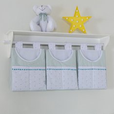 Porta Fraldas para varão Mint - 3 Peças Porta Fraldas para varão Mint - 3 Peças