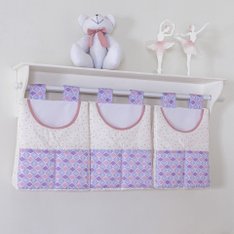 Porta Fraldas para varão Sweet Dream Rosé - 3 Peças Porta Fraldas para varão Sweet Dream Rosé - 3 Peças