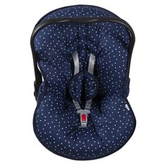 Capa Bebê Conforto e Protetor de Cinto Sweet Dream Marinho - 3 Peças Capa Bebê Conforto e Protetor de Cinto Sweet Dream Marinho - 3 Peças