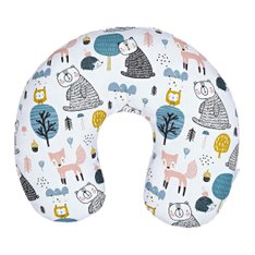 Apoio de Pescoço Estampado Floresta dos Ursos, Protege e da Conforto para Cabeça do Bebê - 1 peça Apoio de Pescoço Estampado Floresta dos Ursos, Protege e da Conforto para Cabeça do Bebê - 1 peça
