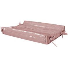 Trocador Anatômico Basic Rosê Antigo com Elevações nas Laterais e Plástico Impermeável Removível - 1 Peça Trocador Anatômico Basic Rosê Antigo com Elevações nas Laterais e Plástico Impermeável Removível - 1 Peça
