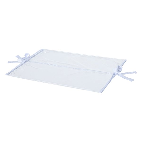 Capa Plástica com Viés Branco p/ Trocador Reto - 01 Peça Capa Plástica com Viés Branco p/ Trocador Reto - 01 Peça