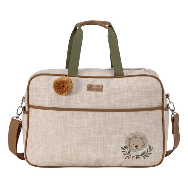 Bolsa Maternidade M Leão com Bolso Frontal e Lateral Bege - 1 peça Bolsa Maternidade M Leão com Bolso Frontal e Lateral Bege - 1 peça