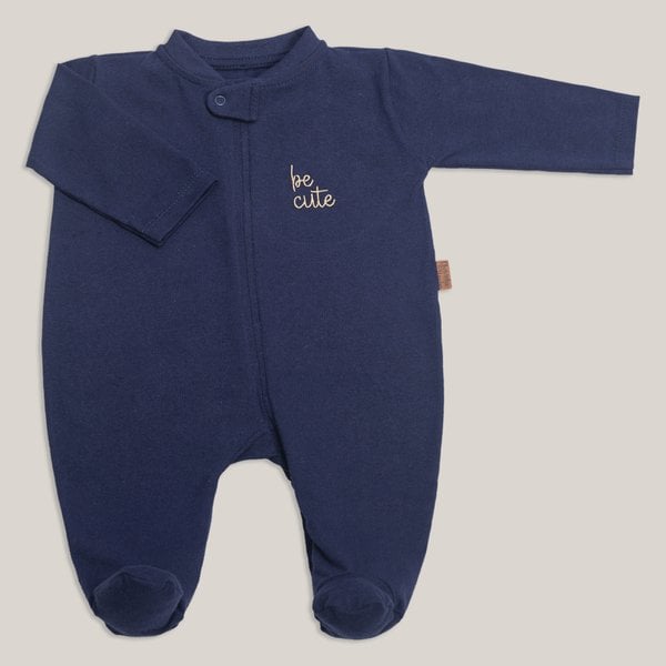 Macacão Basic Longo com Zíper Marinho - 1 peça Macacão Basic Longo com Zíper Marinho - 1 peça