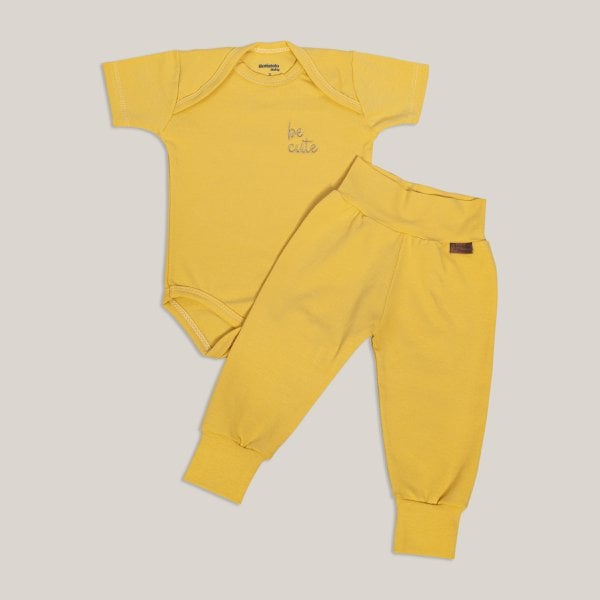Conjunto Body Basic Manga Curta e Mijão Omelete Masculino - 2 Peças Conjunto Body Basic Manga Curta e Mijão Omelete Masculino - 2 Peças