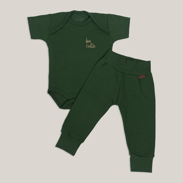 Conjunto Body Basic Manga Curta e Mijão Amazonic Masculino - 2 Peças Conjunto Body Basic Manga Curta e Mijão Amazonic Masculino - 2 Peças