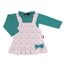 Conjunto Body Manga Longa e Jardineira Salopete Lilac - 2 Peças Conjunto Body Manga Longa e Jardineira Salopete Lilac - 2 Peças