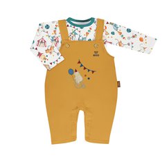 Conjunto Body Manga Longa e Jardineira Longa Circo - 2 Peças Conjunto Body Manga Longa e Jardineira Longa Circo - 2 Peças