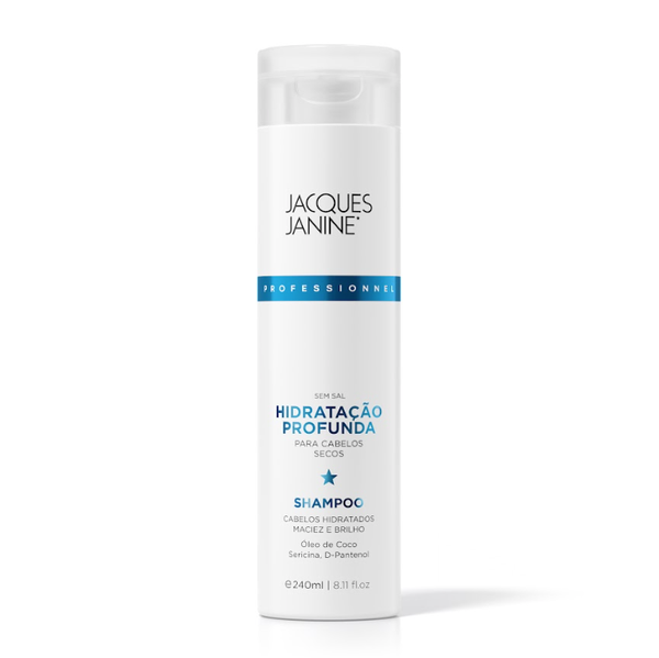 Shampoo Jacques Janine Professionnel Hidratação Profunda 240ml Shampoo Jacques Janine Professionnel Hidratação Profunda 240ml