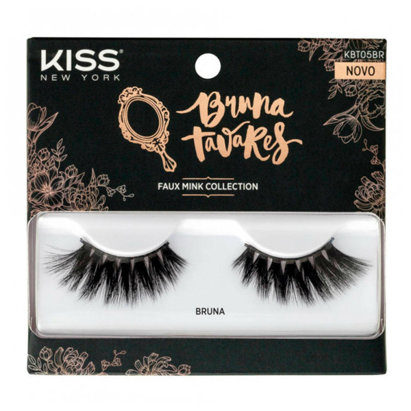 Cílios Postiços Kiss New York Bruna Tavares Bruna Ref:KBT05BR Cílios Postiços Kiss New York Bruna Tavares Bruna Ref:KBT05BR