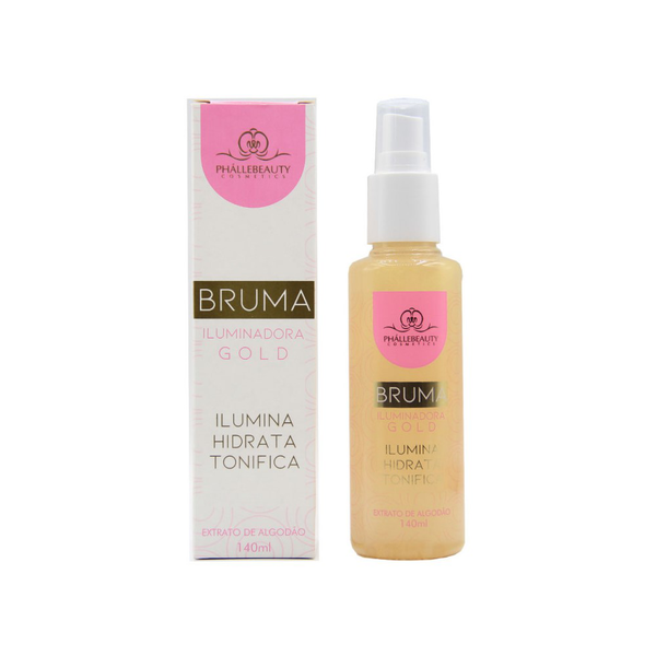 Bruma Iluminadora Phállebeauty Gold 140ml Bruma Iluminadora Phállebeauty Gold 140ml