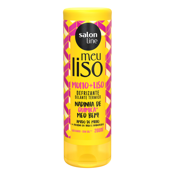 Defrizante Salon Line Meu Liso Muito+Liso Amido de Milho 200ml Defrizante Salon Line Meu Liso Muito+Liso Amido de Milho 200ml