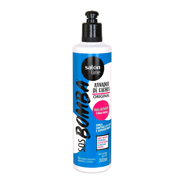 Ativador de Cachos Salon Line SOS Bomba Original 300ml Ativador de Cachos Salon Line SOS Bomba Original 300ml
