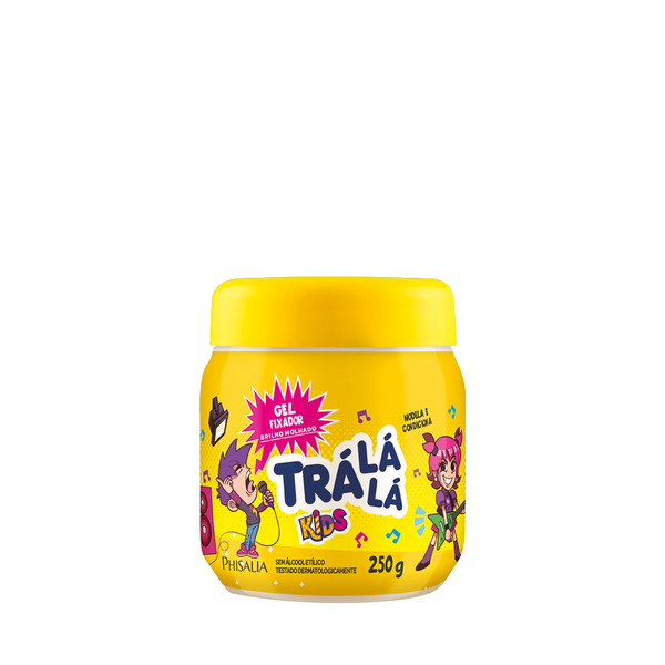 Gel Fixador Trá Lá Lá Kids Brilho Molhado Tradicional 250gr Gel Fixador Trá Lá Lá Kids Brilho Molhado Tradicional 250gr