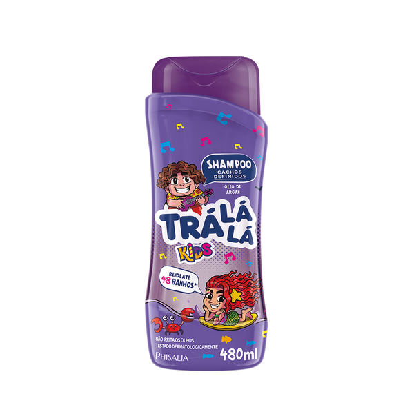 Shampoo Trá Lá Lá Kids Eu Amo Cachos 480ml Shampoo Trá Lá Lá Kids Eu Amo Cachos 480ml