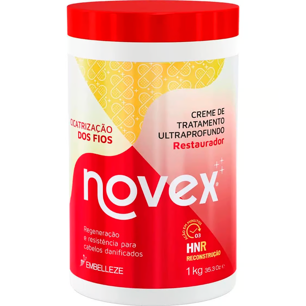 Creme de Tratamento Novex Cicatrização dos Fios 1kg Creme de Tratamento Novex Cicatrização dos Fios 1kg