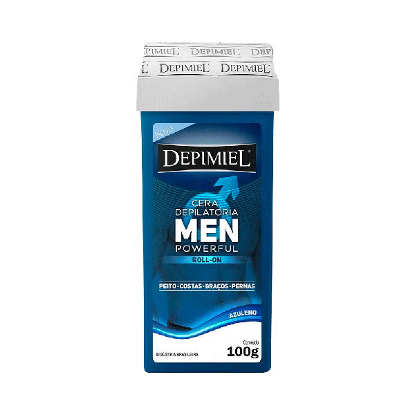 Cera Roll-on Depimiel Men Powerfull 100g Cera Roll-on Depimiel Men Powerfull 100g