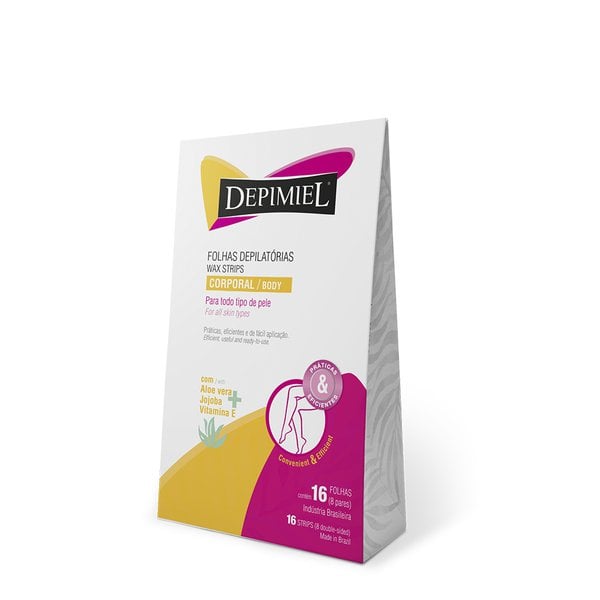 Folhas Prontas Depimiel Corporal com 16un Folhas Prontas Depimiel Corporal com 16un