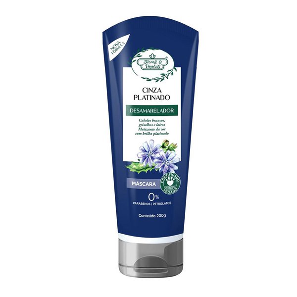 Máscara Capilar Flores e Vegetais Matizante Platinado 200g Máscara Capilar Flores e Vegetais Matizante Platinado 200g