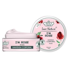 Manteiga Hidratante Flores e Vegetais Corporal Rosas 180g Manteiga Hidratante Flores e Vegetais Corporal Rosas 180g