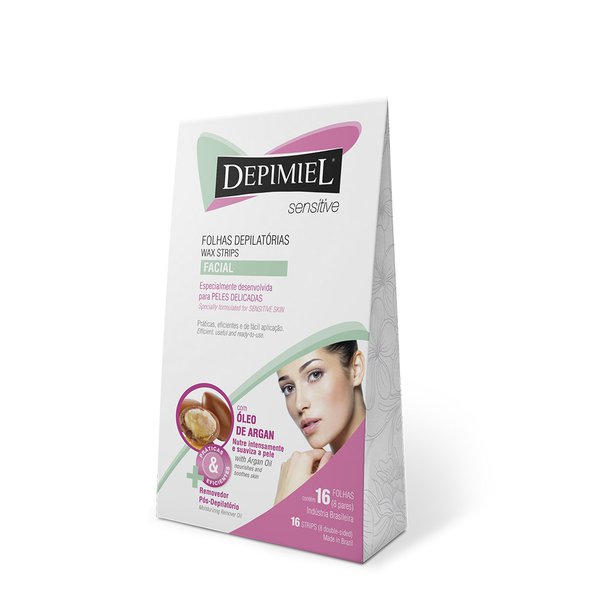 Folha Pronta Depimiel Facial Sensitive com 16un Folha Pronta Depimiel Facial Sensitive com 16un