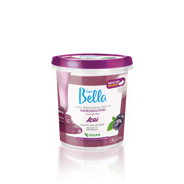 Cera Hidrossolúvel Depil Bella Açai 300g Cera Hidrossolúvel Depil Bella Açai 300g