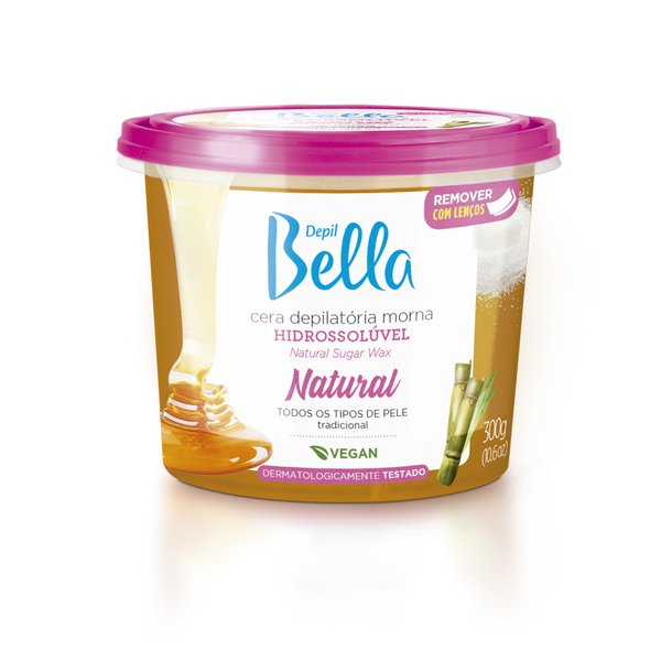 Cera Hidrossolúvel Depil Bella Natural 300g Cera Hidrossolúvel Depil Bella Natural 300g