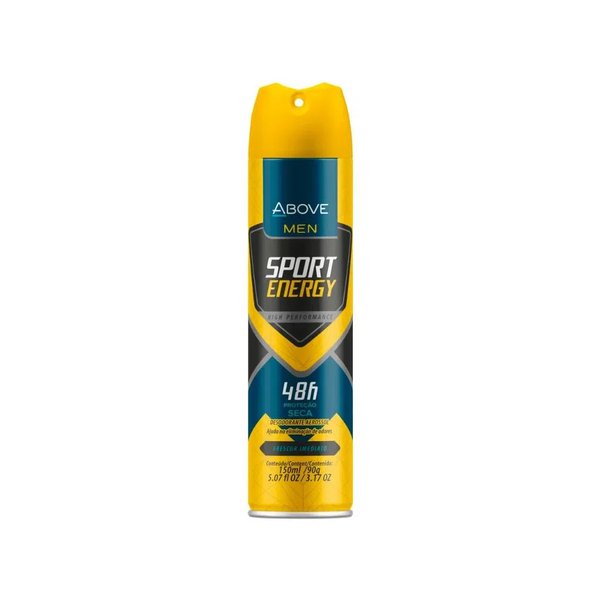 Desodorante Aerosol Above Sport Energy Men 150ml Desodorante Aerosol Above Sport Energy Men 150ml