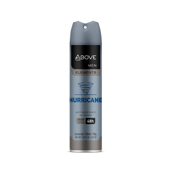 Desodorante Aerosol Above Hurricane 150ml Desodorante Aerosol Above Hurricane 150ml