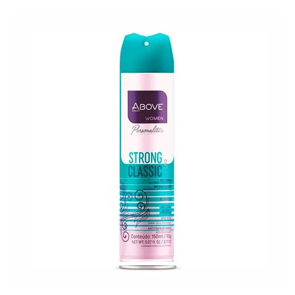 Desodorante Aerosol Above Strong Classic 150ml Desodorante Aerosol Above Strong Classic 150ml