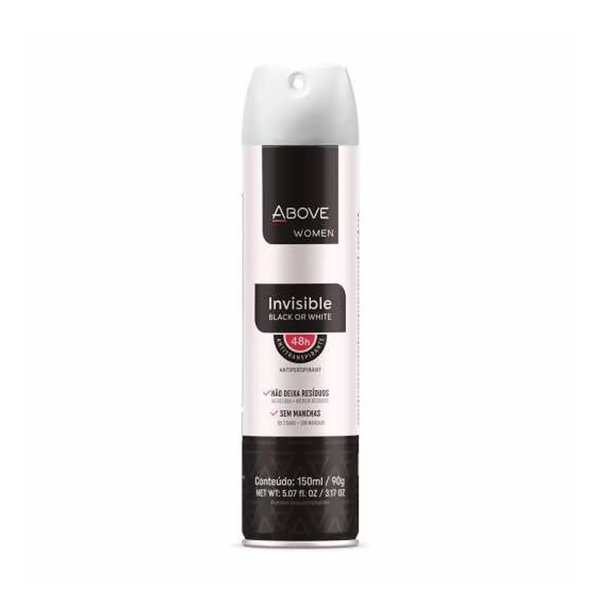 Desodorante Aerosol Above Invisible Woman 150ml Desodorante Aerosol Above Invisible Woman 150ml