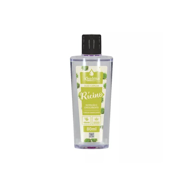 Óleo Mineral Kelma Capilar Rícino 80ml Óleo Mineral Kelma Capilar Rícino 80ml