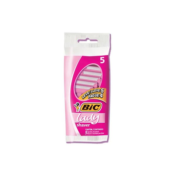 Aparelho de Barbear Bic Lady Shaver Leve 5 Pague 4 Aparelho de Barbear Bic Lady Shaver Leve 5 Pague 4