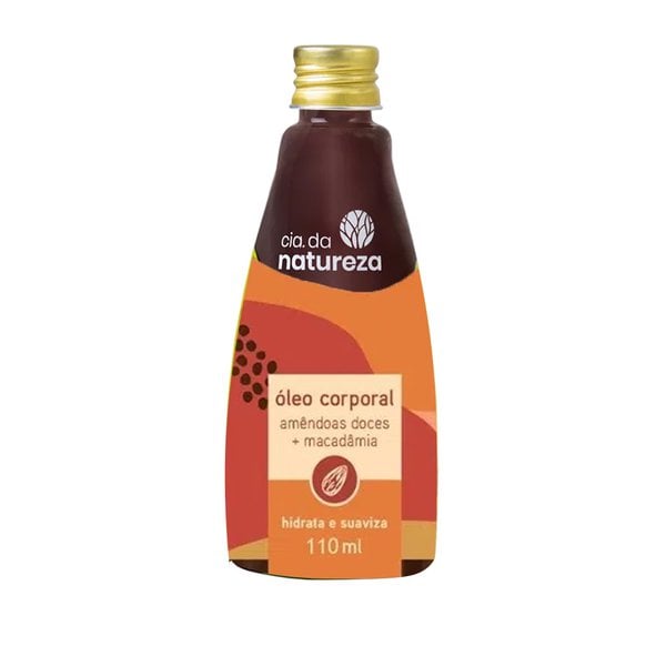 Óleo Corporal Cia da Natureza Amęndoas Doce e Macadâmia 110ml Óleo Corporal Cia da Natureza Amęndoas Doce e Macadâmia 110ml