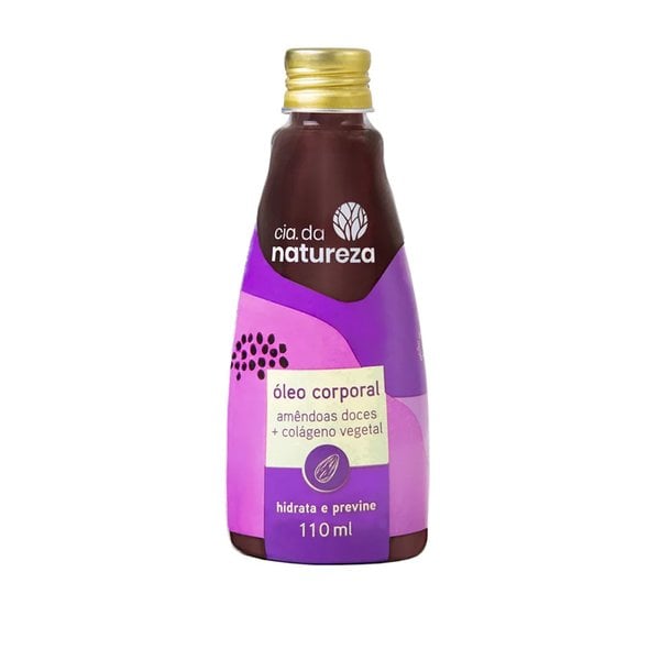 Óleo Corporal Cia da Natureza Amęndoas Doce e Colágeno 110ml Óleo Corporal Cia da Natureza Amęndoas Doce e Colágeno 110ml