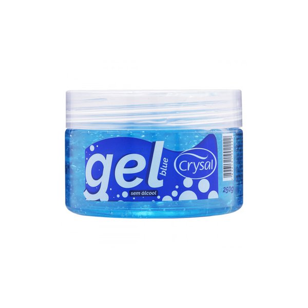 Gel de Cabelo Crysal Azul Pote 250g Gel de Cabelo Crysal Azul Pote 250g
