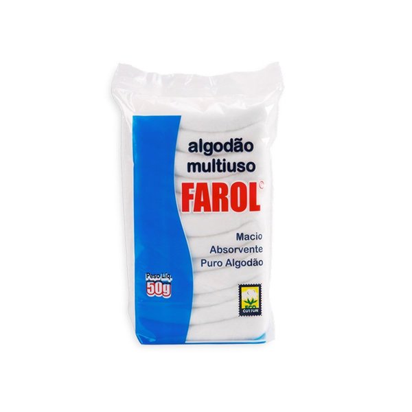 Algodão Farol Multiuso 50g Algodão Farol Multiuso 50g