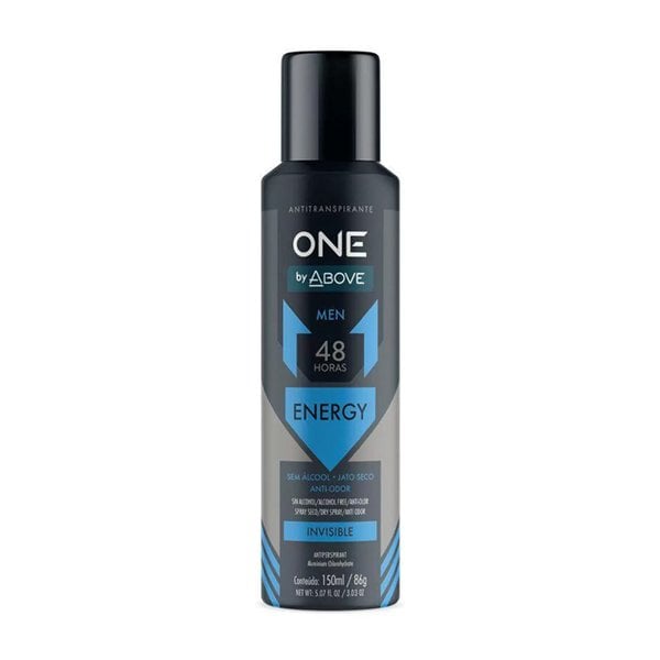 Desodorante Aerosol Above Men One By Energy 150ml Desodorante Aerosol Above Men One By Energy 150ml