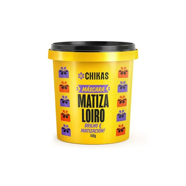 Máscara Chikas Matiza Loiro 450g Máscara Chikas Matiza Loiro 450g