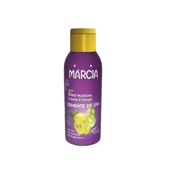 Óleo Marcia Multiuso Corpo e Cabelo Semente de Uva 90ml Óleo Marcia Multiuso Corpo e Cabelo Semente de Uva 90ml