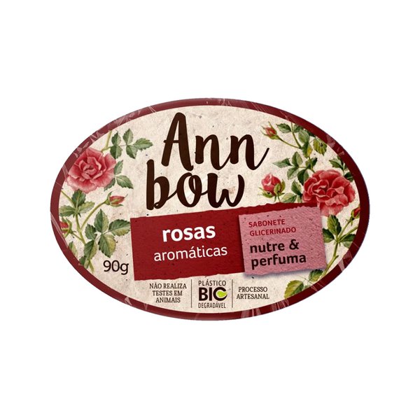 Sabonete Ann Bow Rosas Aromático 90g Sabonete Ann Bow Rosas Aromático 90g